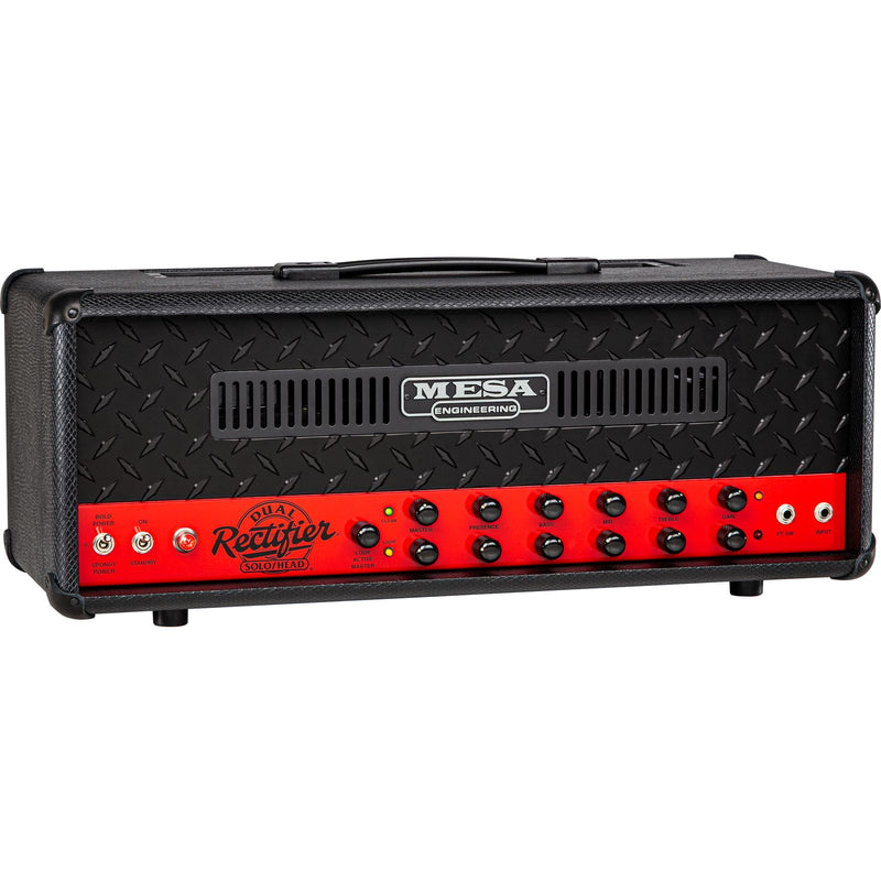 Mesa Boogie Limited Run Dual Rectifier 90s Head - Ferrari Rosso Red Chassis & Black Snakeskin Vinyl