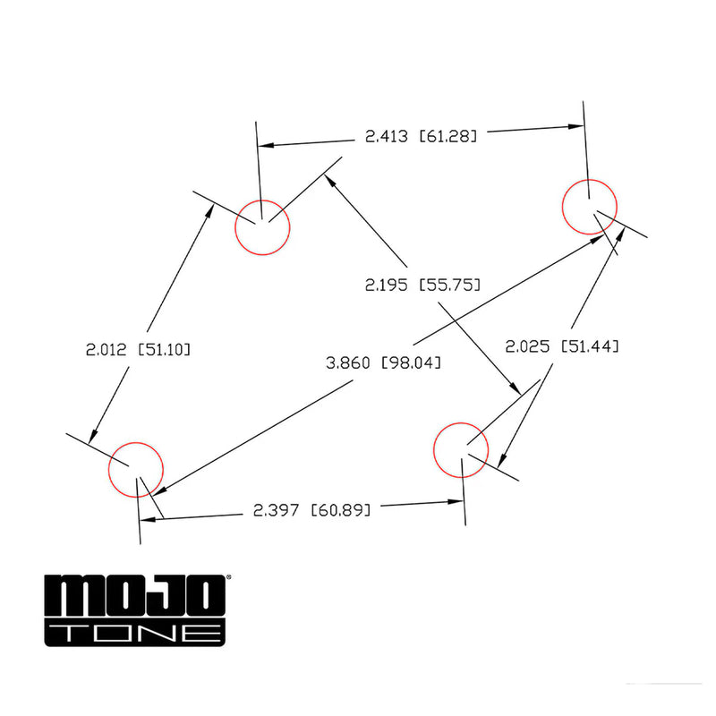 Mojotone Solderless Les Paul Guitar Wiring Harness (Long Shaft) - Z457407-LS