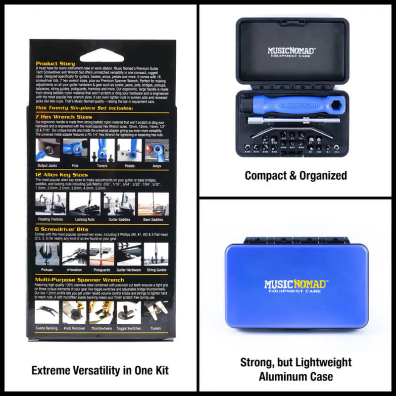 Music Nomad MN609 KEEP IT SIMPLE, SETUP (KISS) Starter Kit Bundle