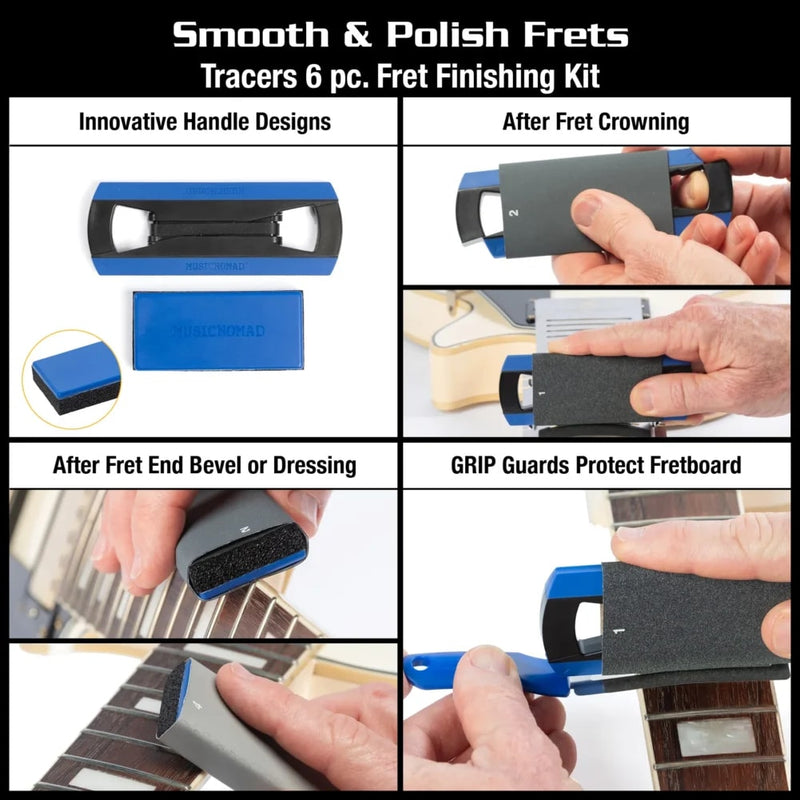 Music Nomad MN880 Premium Guitar Tech Fret Tool Set - 18 pcs