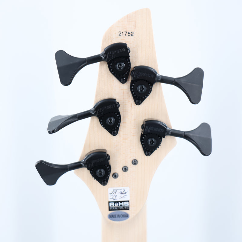 Dingwall NG3 Limited Edition Adam "Nolly" Getgood 5-String Multi-Scale Bass - 3-PU Purple Blue Fade Swirl w/Maple FB