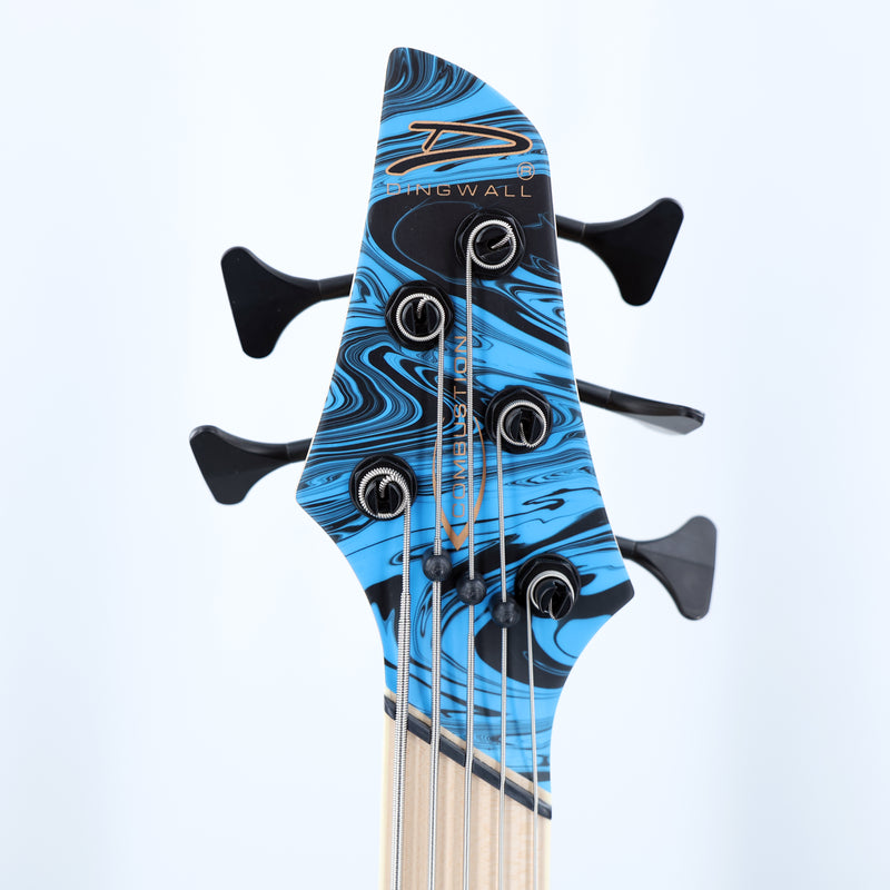 Dingwall NG3 Limited Edition Adam "Nolly" Getgood 5-String Multi-Scale Bass - 3-PU Purple Blue Fade Swirl w/Maple FB