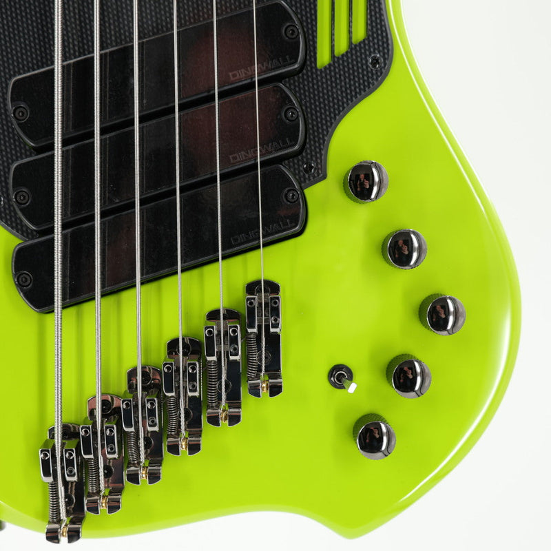 Dingwall NG3 Adam "Nolly" Getgood Signature 6-String Multi-Scale Bass - 3-PU Ferrari Green w/Maple FB