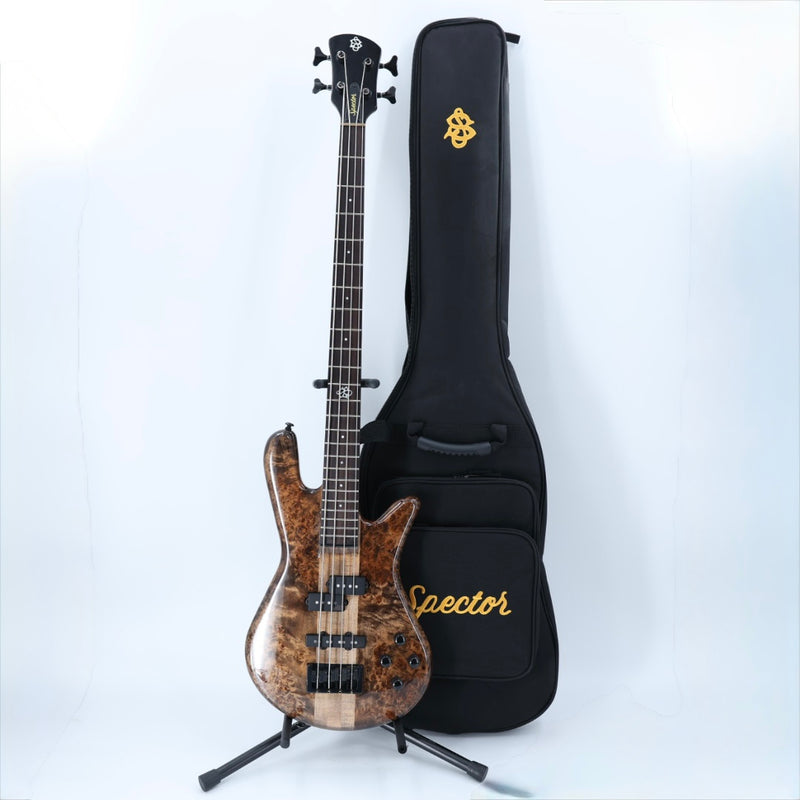 Spector NS Ethos 4 4-String Bass w/ Aguilar Pickups - Super Faded Black Gloss