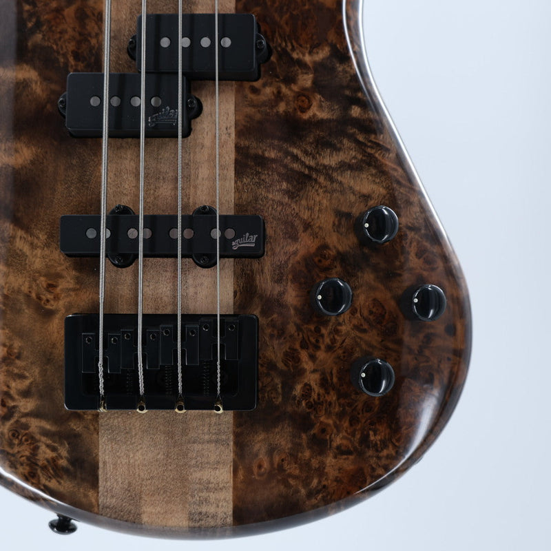 Spector NS Ethos 4 4-String Bass w/ Aguilar Pickups - Super Faded Black Gloss