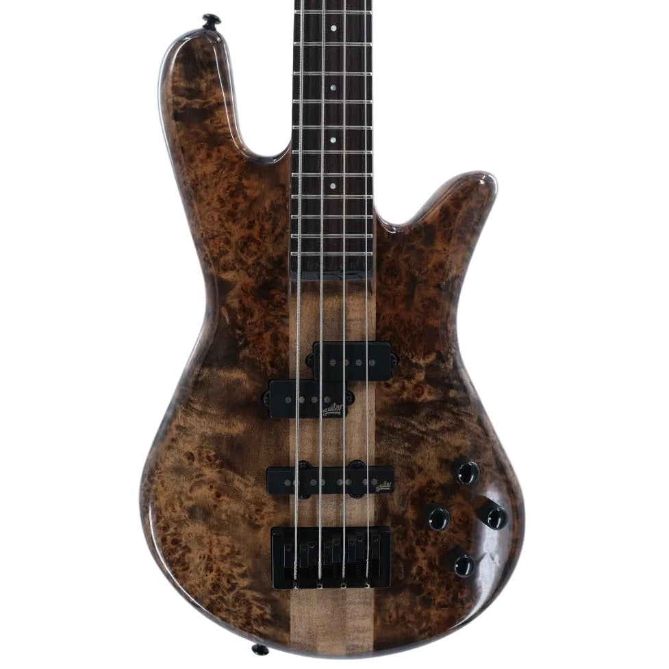Spector NS Ethos 4 4-String Bass w/ Aguilar Pickups - Super Faded Black Gloss