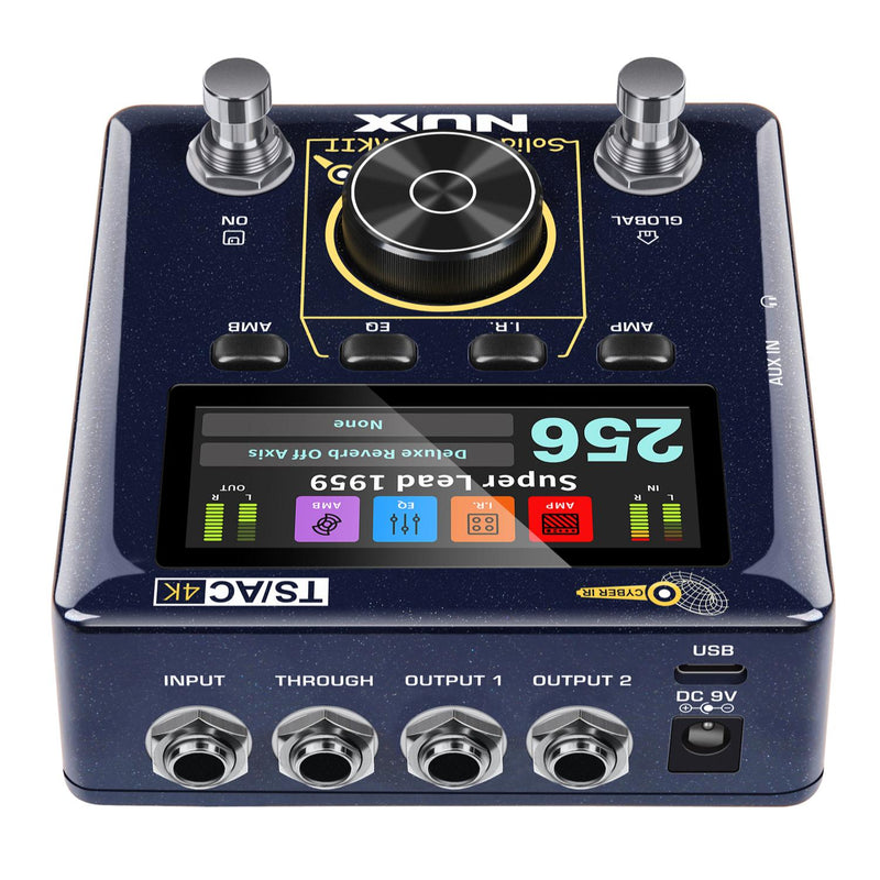NUX NSS-6 Solid Studio MKII Preamp Power Amp Modeling & IR Loader Pedal