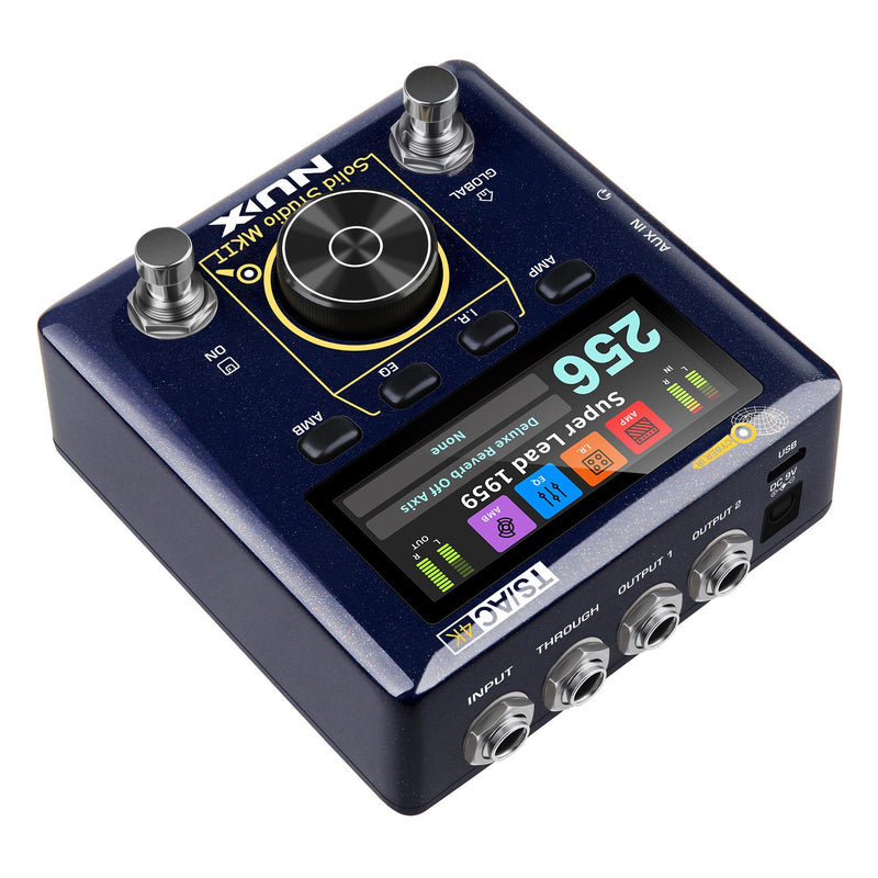 NUX NSS-6 Solid Studio MKII Preamp Power Amp Modeling & IR Loader Pedal