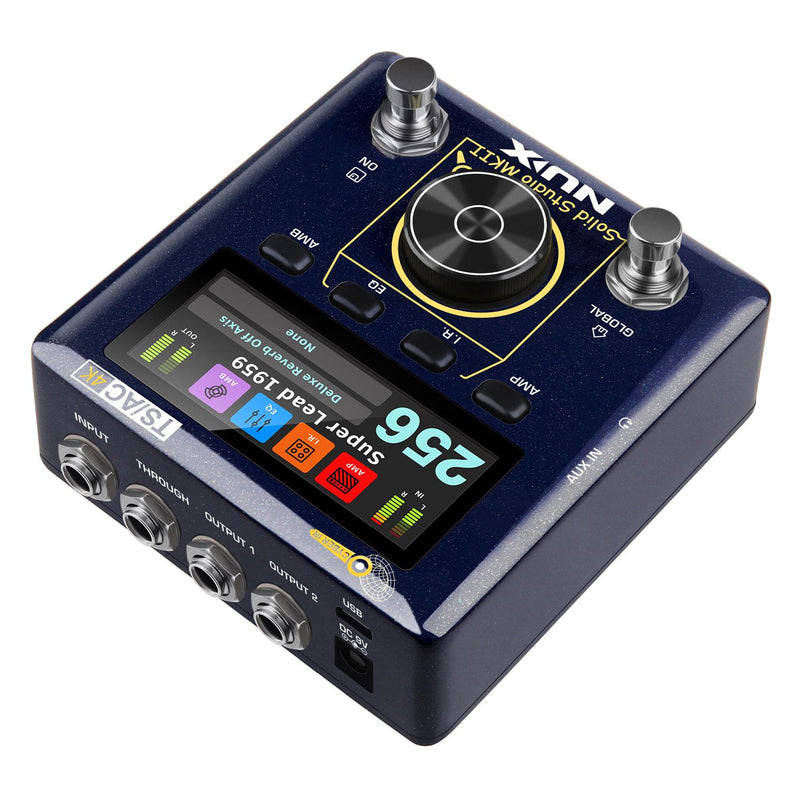 NUX NSS-6 Solid Studio MKII Preamp Power Amp Modeling & IR Loader Pedal