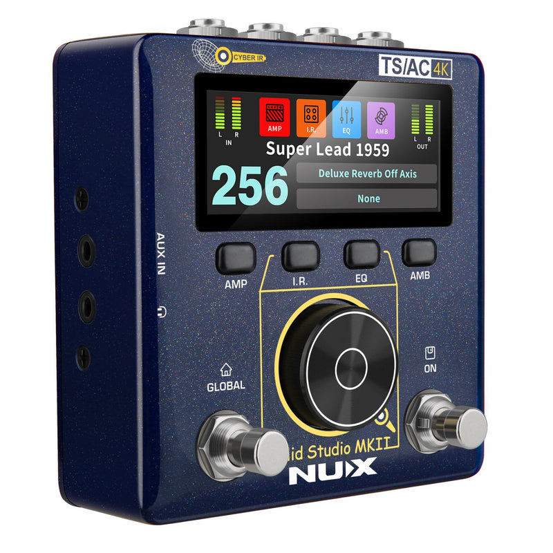NUX NSS-6 Solid Studio MKII Preamp Power Amp Modeling & IR Loader Pedal