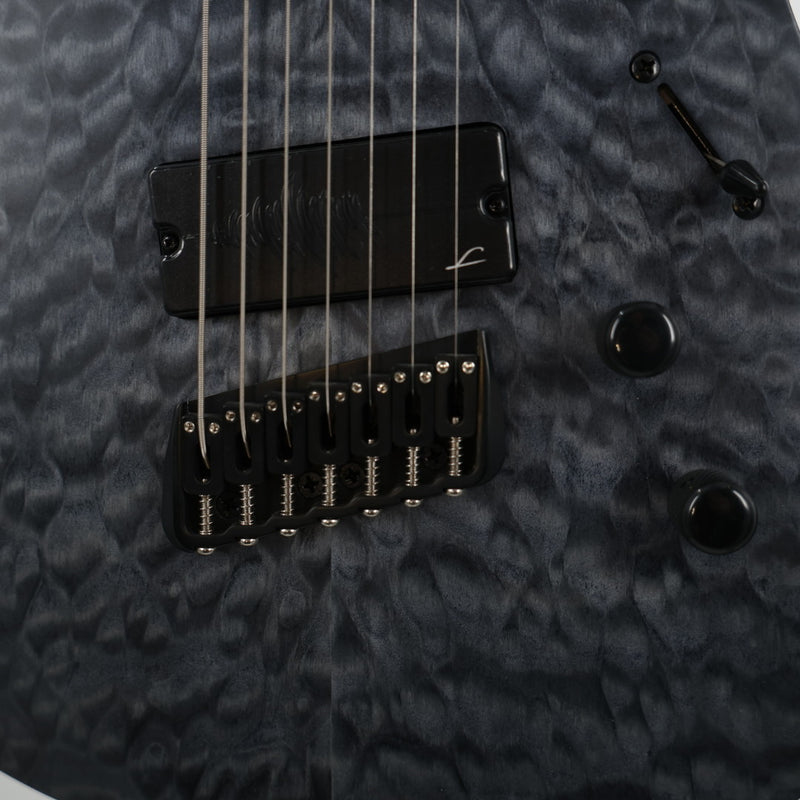 Legator Ninja N7FSS 7- String Multiscale Guitar - Satin Black QM