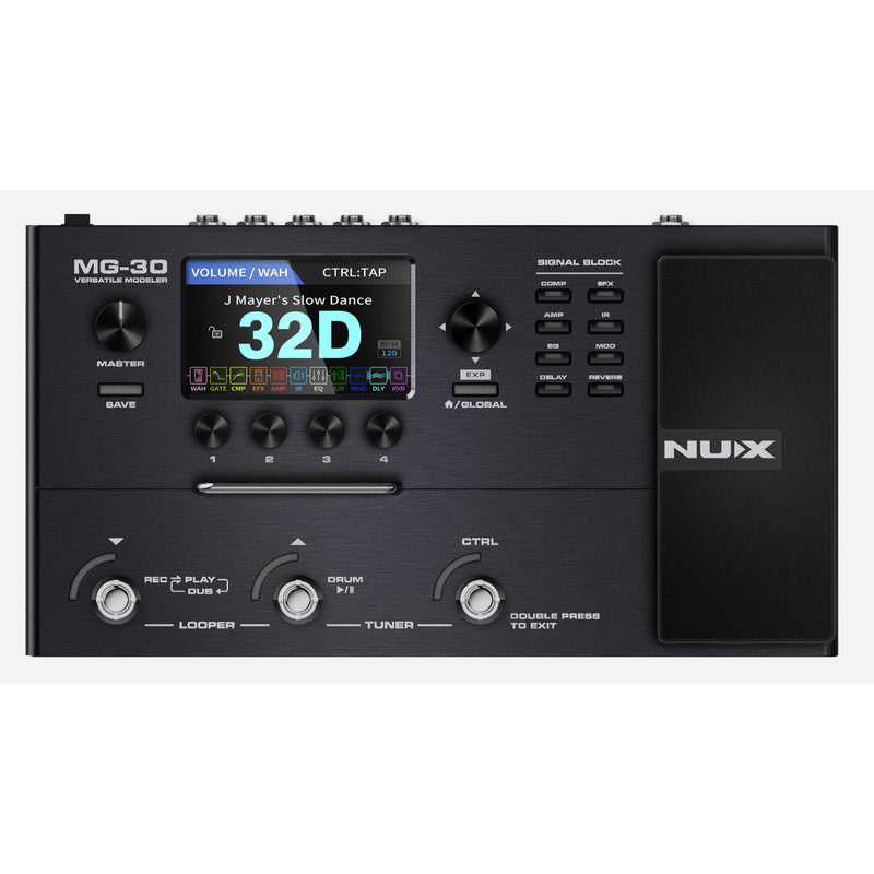 NUX MG-30 Multi-Effects and Amp Modeling Pedal