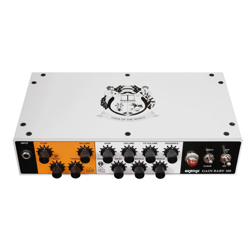 Orange Gain Baby 100 100 Watt Twin Channel Solid State Guitar Amplifier Head