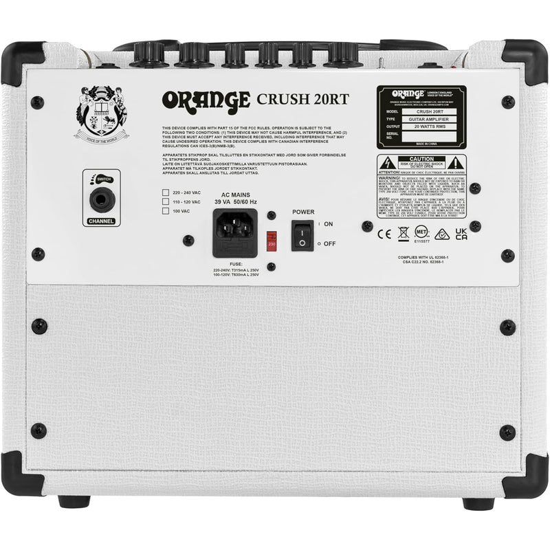 Orange Limited-Edition Orianthi Crush 20RT 20-Watt 1x8" Guitar Combo Amplifier - Orianthi White