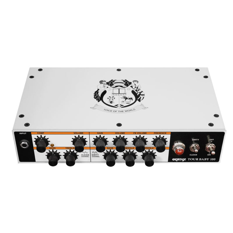 Orange Tour Baby 100 100 Watt Twin Channel Solid State Guitar Amplifier Head