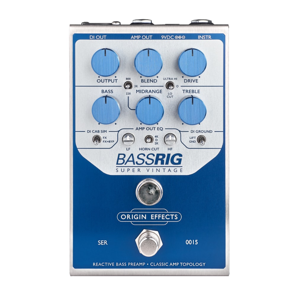 ベース ORIGIN EFFECTS BassRIG Super Vintage Origin BassRIG Super Vintage – Motor City Guitar
