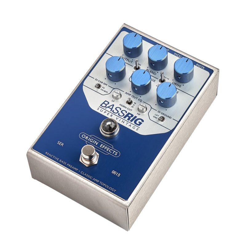 Origin Effects Origin BassRIG Super Vintage Preamp and Overdrive Pedal