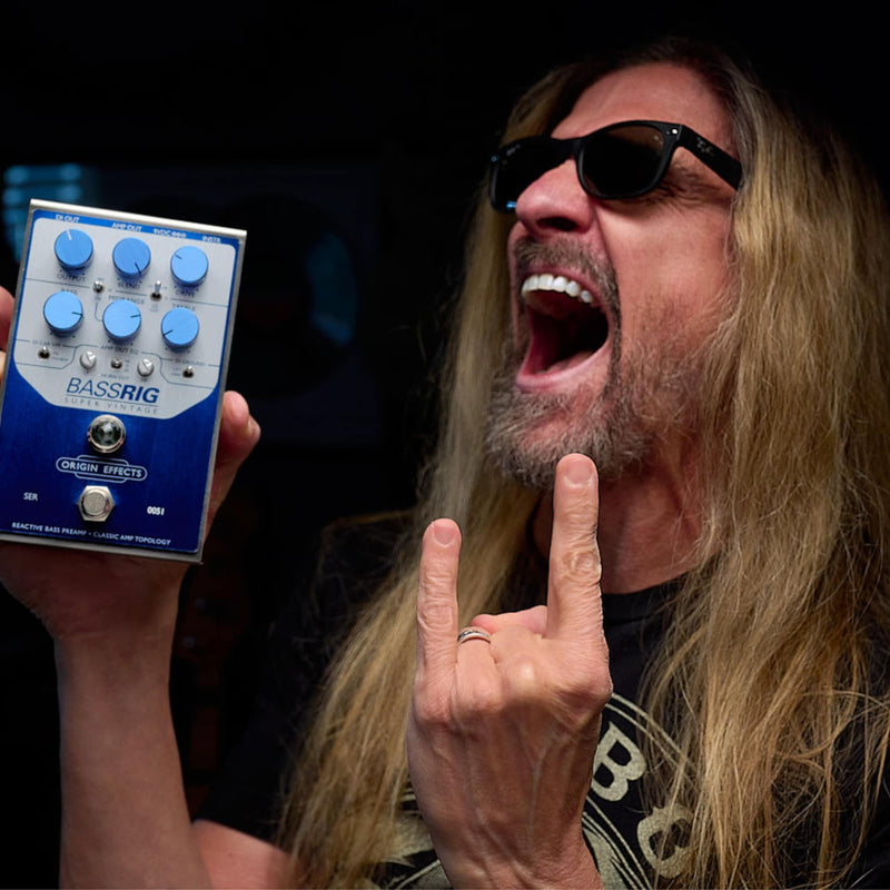 Origin Effects Origin BassRIG Super Vintage Preamp and Overdrive Pedal