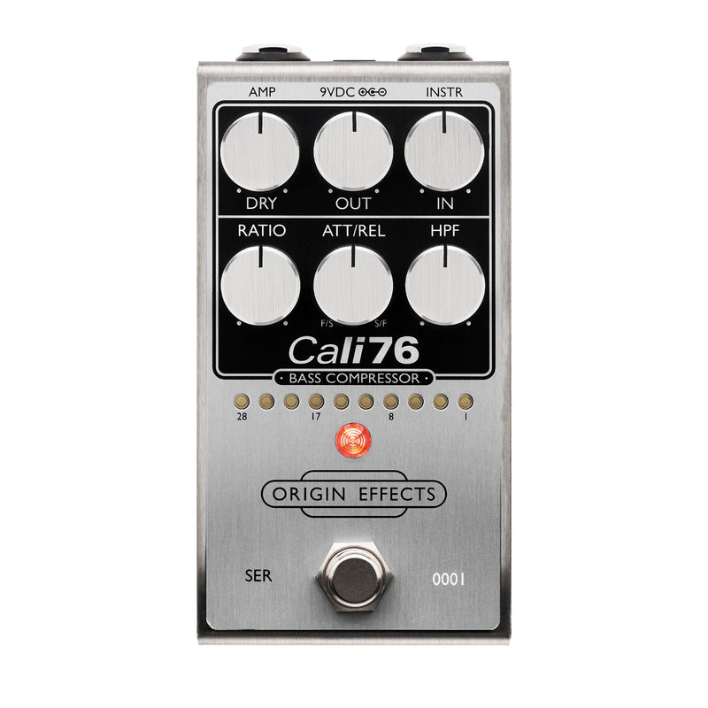 Origin Effects Cali76 Bass Compressor Pedal - Classic Silver