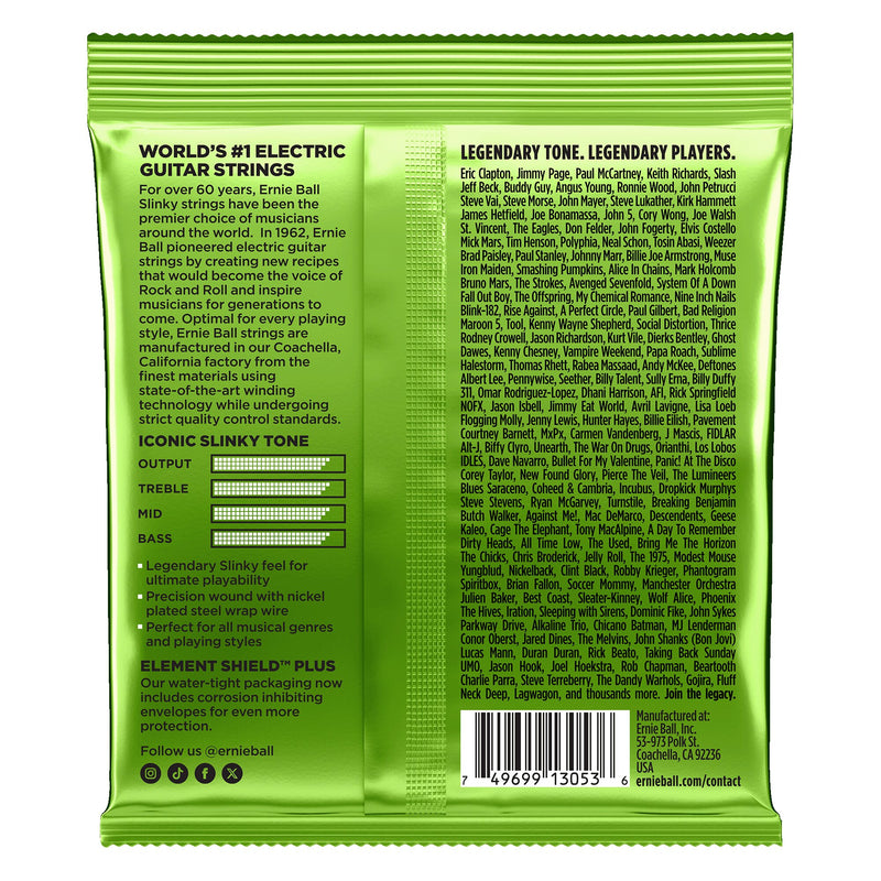 Ernie Ball P02619 Titan Slinky Nickel Wound Electric Guitar Strings 11-56 Gauge