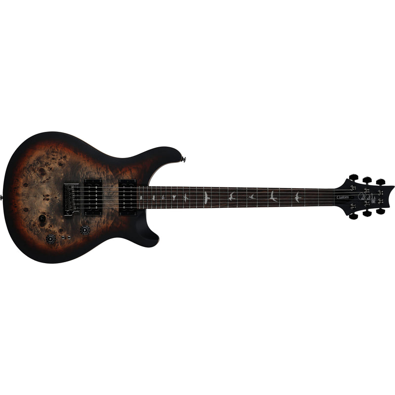 Paul Reed Smith SE Limited Edition "Exotic" Custom 24-08 Poplar Burl Guitar w/ Gig Bag - Charcoal Cherry Midnight Burst