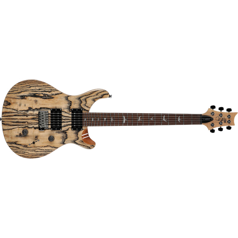 Paul Reed Smith SE Limited Edition "Exotic" Custom 24 Swamp Ash Burl Guitar w/ Gig Bag - Natural