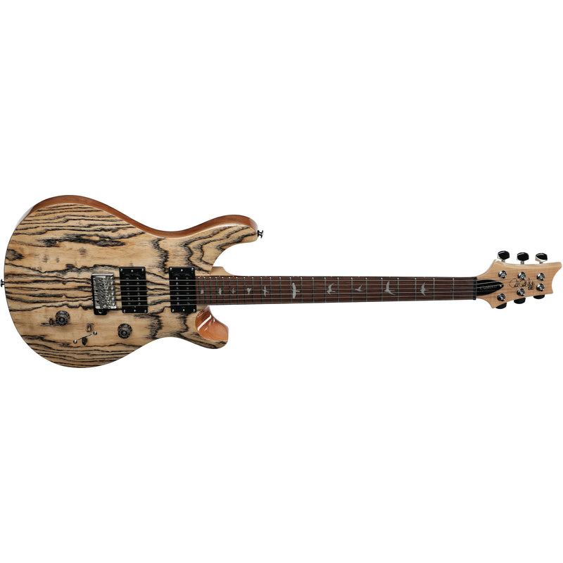 Paul Reed Smith SE Limited Edition "Exotic" Custom 24 Swamp Ash Burl Guitar w/ Gig Bag - Natural