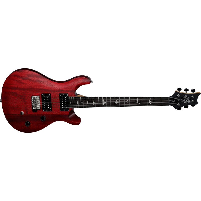 Paul Reed Smith SE CE 24 Standard Satin Guitar w/ PRS Gig Bag - Vintage Cherry