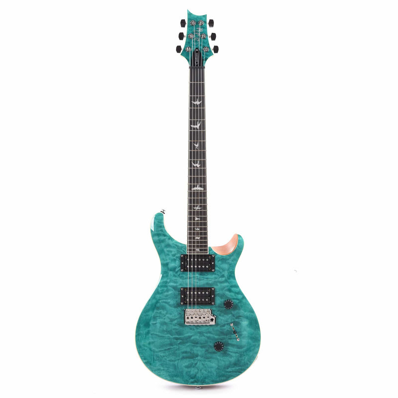 Paul Reed Smith SE Custom 24 Quilt Guitar w/ PRS Gig Bag - Turquoise