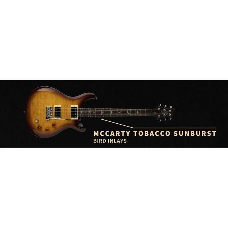 Paul Reed Smith SE DGT David Grissom Signature Electric Guitar - McCarty Tobacco Sunburst w/Bird Inlays
