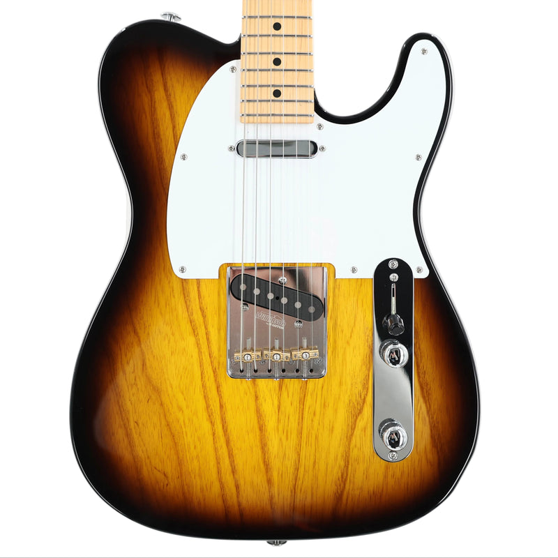 Suhr Classic T Guitar w/ Swamp Ash Body and Maple Fingerboard - 2 Tone Tobacco Sunburst