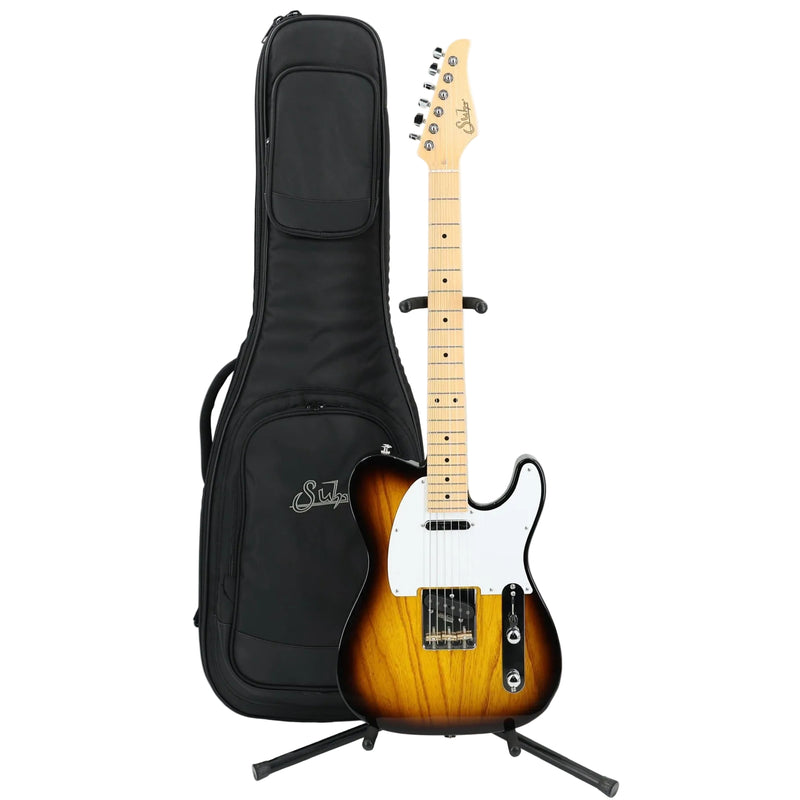 Suhr Classic T Guitar w/ Swamp Ash Body and Maple Fingerboard - 2 Tone Tobacco Sunburst