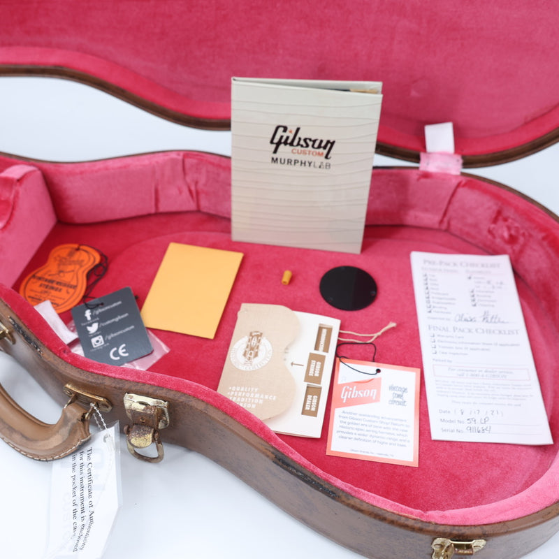 Gibson Custom Shop Murphy Lab 1959 Les Paul Standard Reissue Heavy Aged - Slow Iced Tea Fade