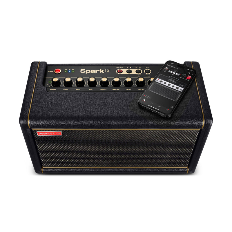 Positive Grid Spark 2 50-Watt Smart Guitar Practice Amp & Bluetooth Speaker
