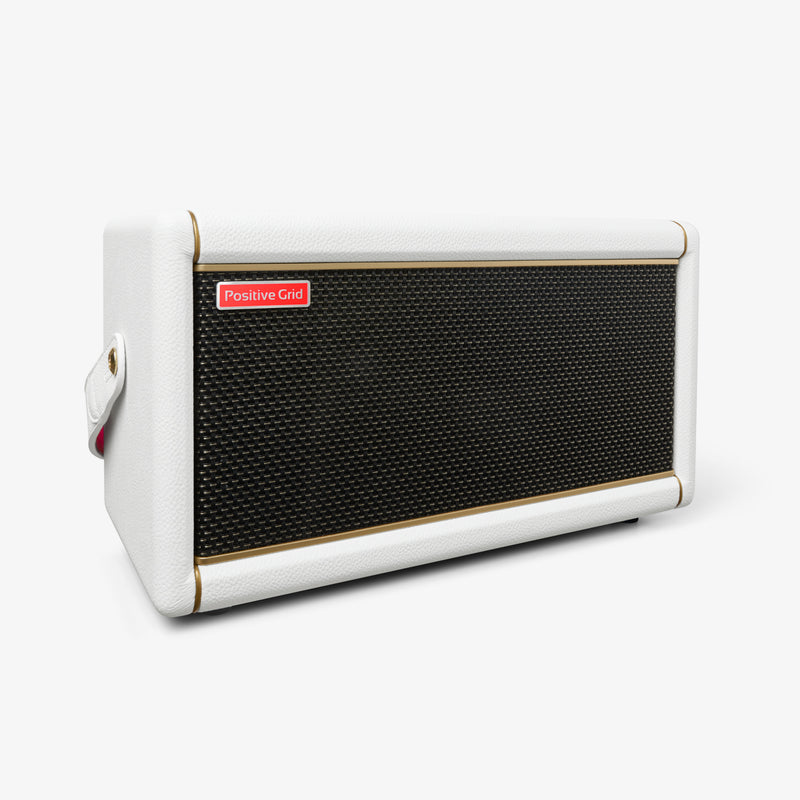 Positive Grid Spark 2 Pearl 50-Watt Smart Guitar Practice Amp & Bluetooth Speaker - Pearl