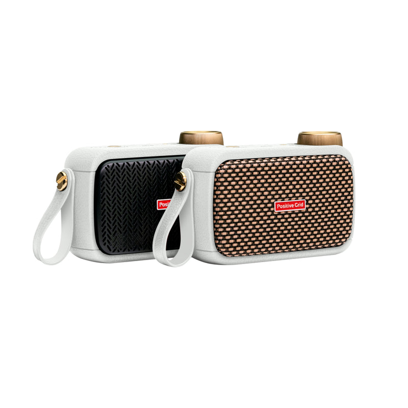 Positive Grid Spark GO Pearl 5-Watt Ultra-portable Smart Guitar Amp & Bluetooth Speaker