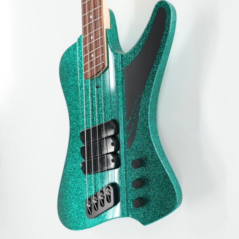 Dingwall D-Roc Standard 3-Pickup 4-String Bass - Gloss Metalflake Aquamarine
