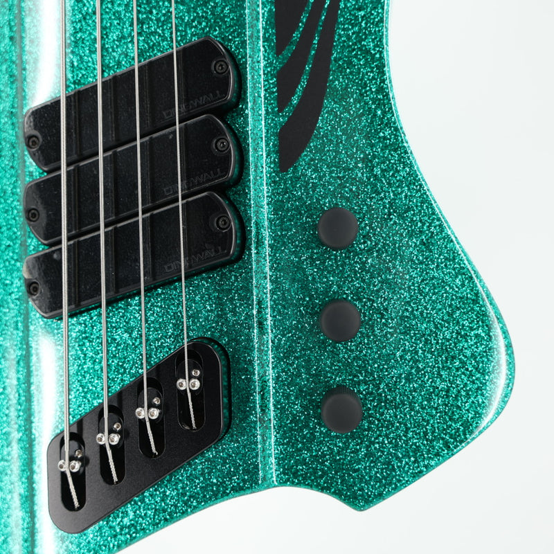Dingwall D-Roc Standard 3-Pickup 4-String Bass - Gloss Metalflake Aquamarine