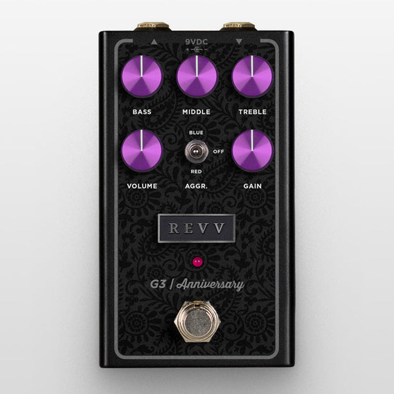 budget distortion pedal Revv G3 Anniversary Edition Preamp/Overdrive/Distortion Pedal New