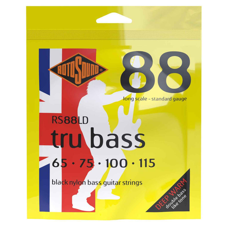 Rotosound RS88LD TruBass Black Nylon Tapewound Bass Strings