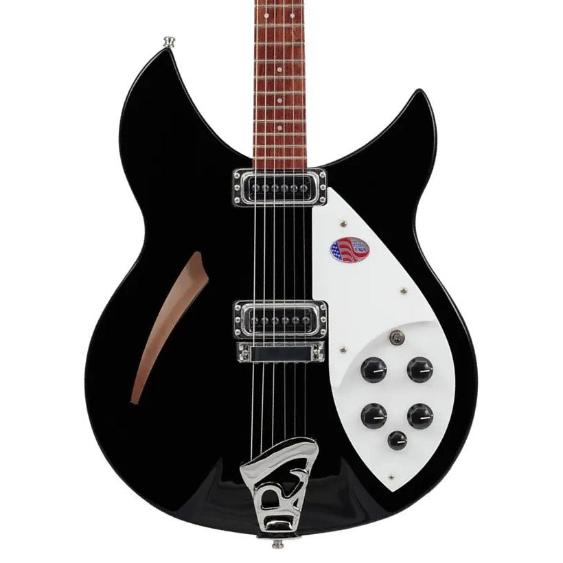 Rickenbacker 330 Thinline Semi-Hollow Electric Guitar - Jetglo