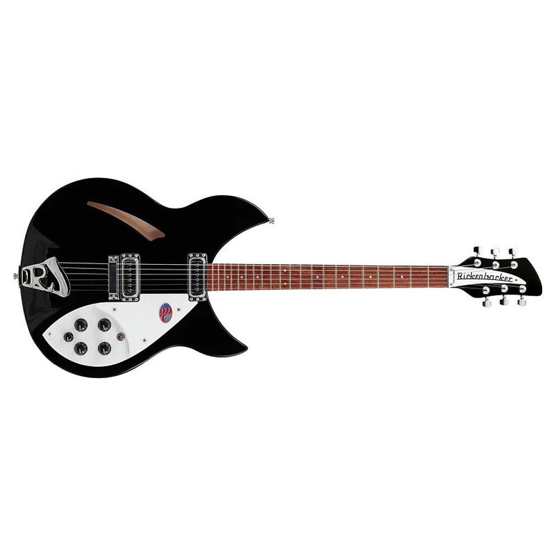 Rickenbacker 330 Thinline Semi-Hollow Electric Guitar - Jetglo