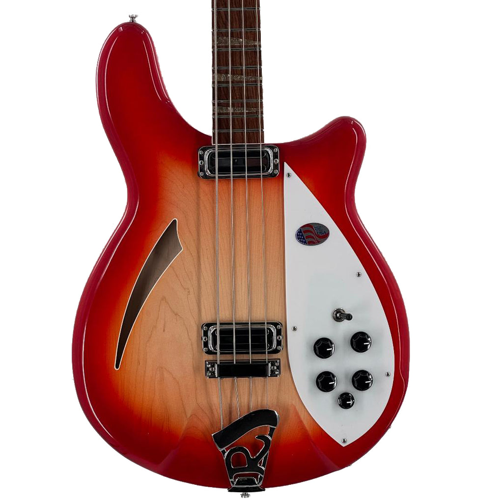 Rickenbacker Model 4005V Semi-Hollow Bass Guitar - Fireglo