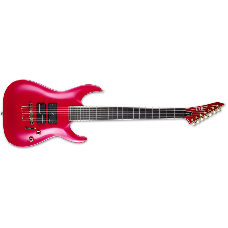 ESP LTD Stephen Carpenter SC-607B Baritone 7-String Guitar with Case - Magenta