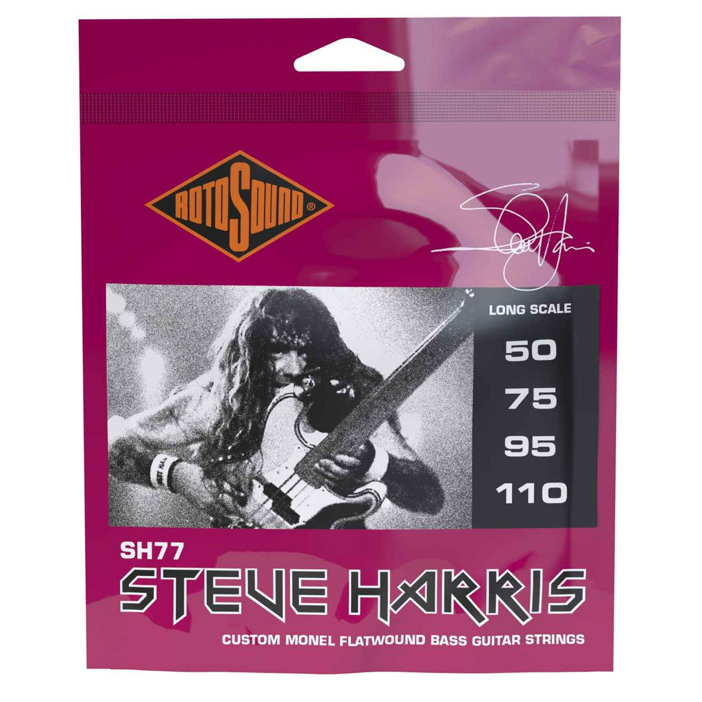 Rotosound Steve Harris SH77 Custom Flatwound Bass String Set 50-110