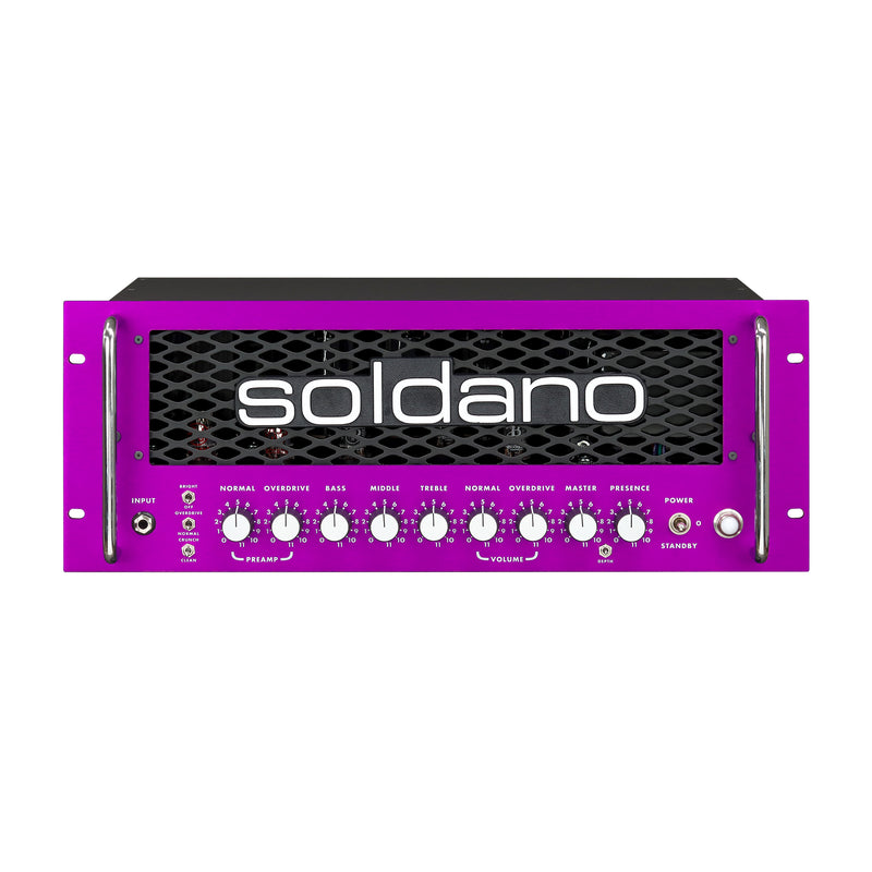 Soldano SLO-100R 2 Channel 100 Watt All-Tube Rackmount Guitar Amplifier Head