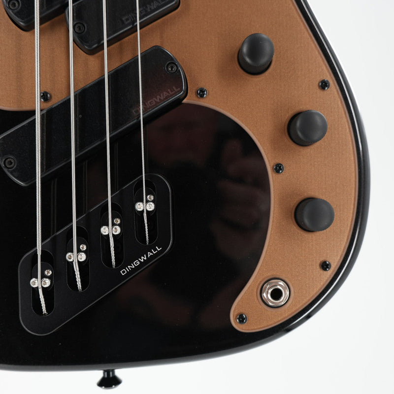 Dingwall SP1 4 Multi-Scale 4-String Bass w/ Padded Gig Bag - Gloss Metallic Black