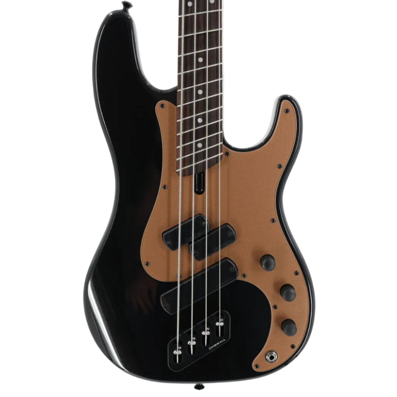 Dingwall SP1 4 Multi-Scale 4-String Bass w/ Padded Gig Bag - Gloss Metallic Black