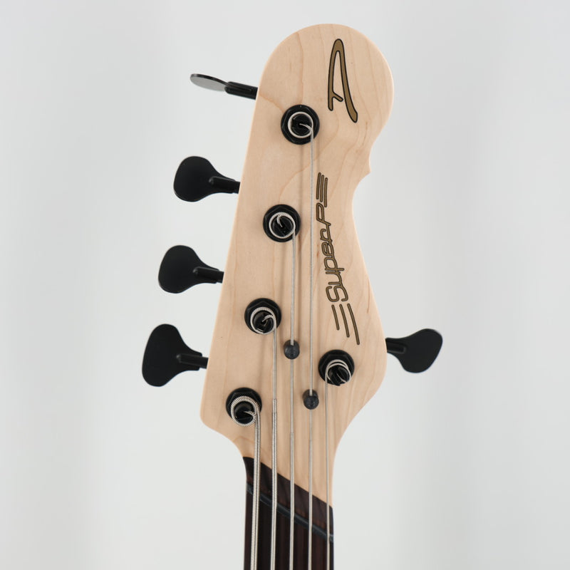 Dingwall SP1 5 Multi-Scale 5-String Bass w/ Padded Gig Bag - Matte Ducati Pearl White