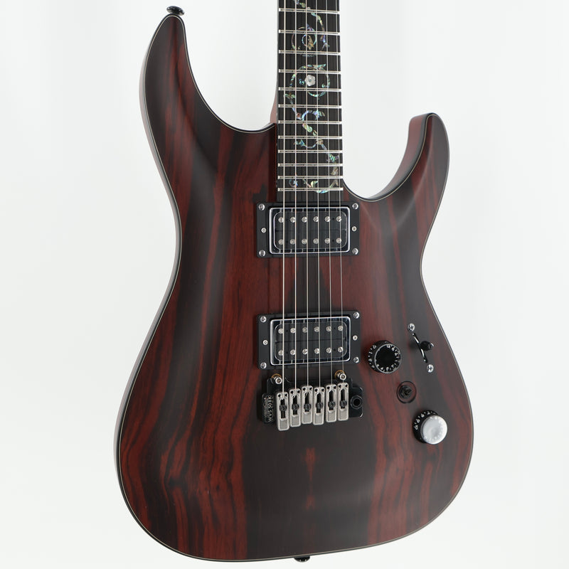 Schecter C-1 Exotic Ebony Guitar - Natural Satin